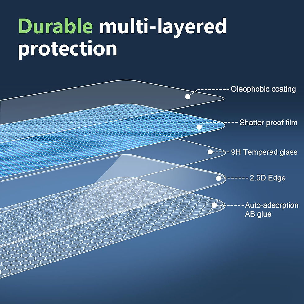Thumbnail: For TCL Tab 10 NxtPaper 10.4 Inch Tempered Glass Screen Protector 2024 Tablet An