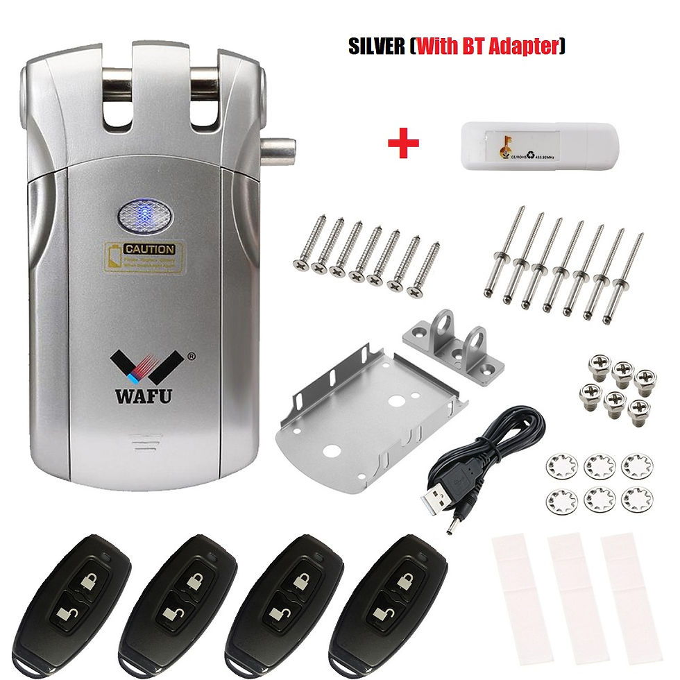 Thumbnail: 433MHz Wafu Smart Lock Security Wireless WIFI BT Tuya Intelligent Remote Control