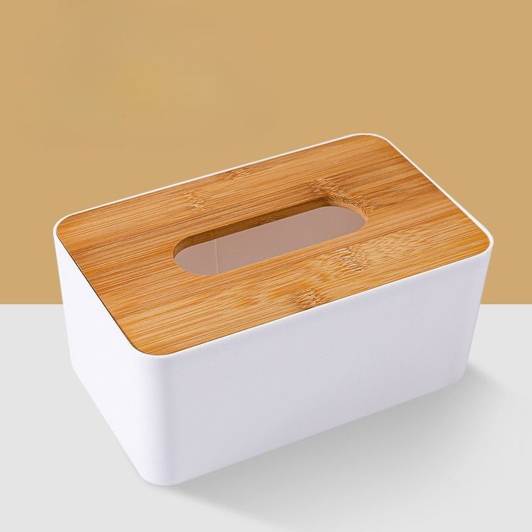 Thumbnail: Decorative Tissue Box Holder for Desktop Countertop Stylish Organizer for Kitche