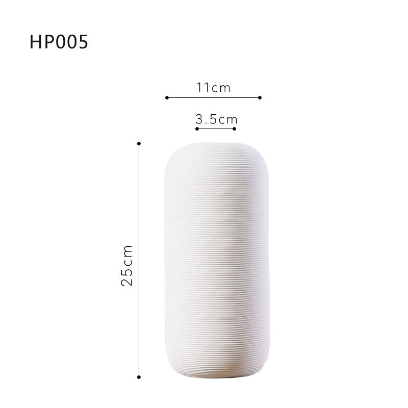 Thumbnail: White Ceramic Vases Minimalist Home Decor Nordic Modern Room Kitchen Living Rome