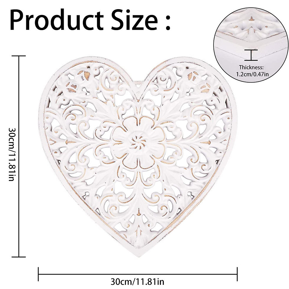 Thumbnail: Hollow Carved Wooden Wall Decor Floral Wall Panel Hanging Decor Carved Hanging O