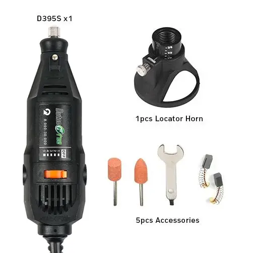 Thumbnail: 130W Power Tools Electric Mini Drill Die Grinder Engraver Polisher with Rotary T