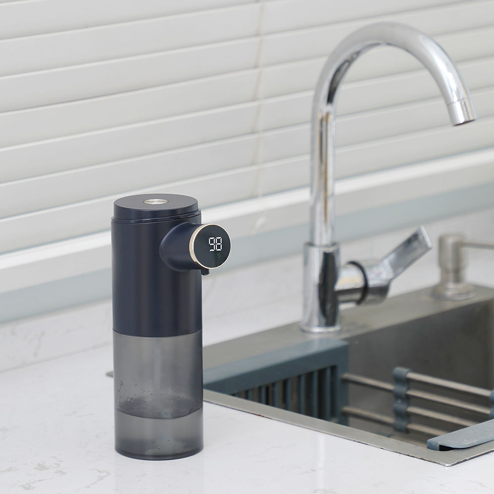 Thumbnail: Smart Induction Wall-Mounted Touchless Soap Dispenser Waterproof Automatic Liqui