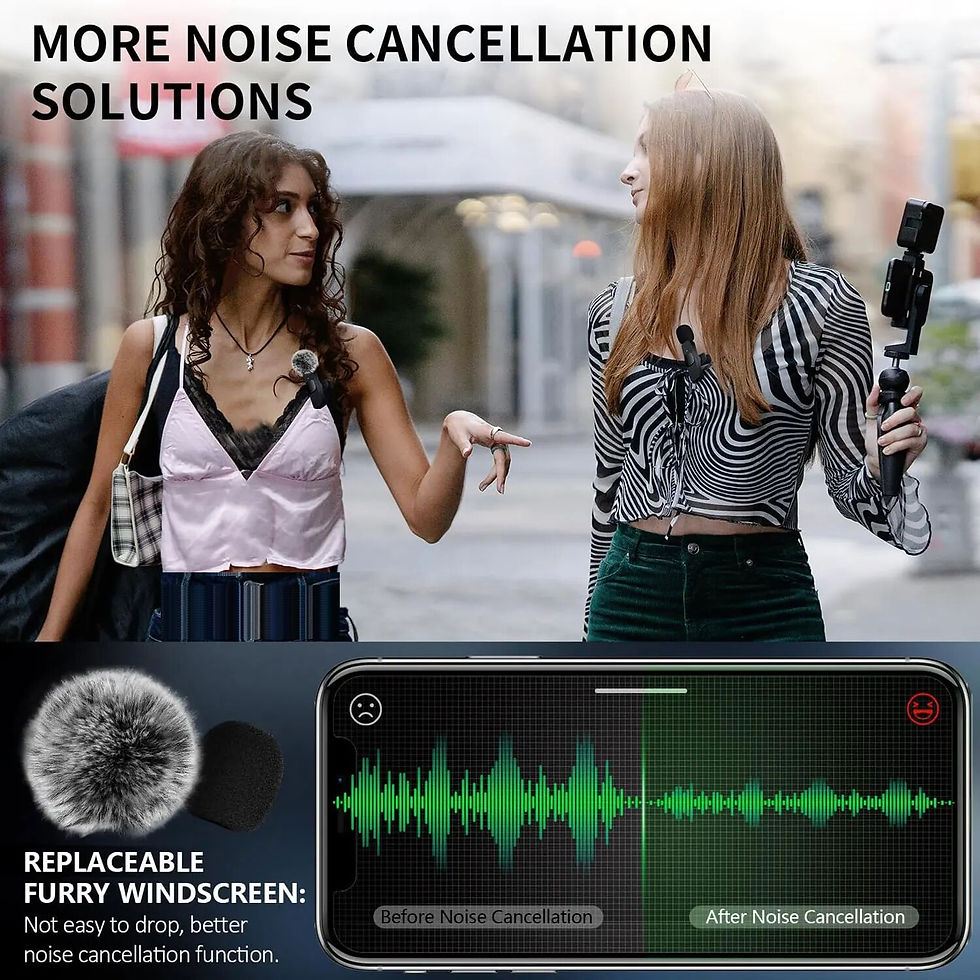Thumbnail: 🎤 K60 Wireless Lavalier Microphone – Crystal-Clear Audio, Zero Hassle