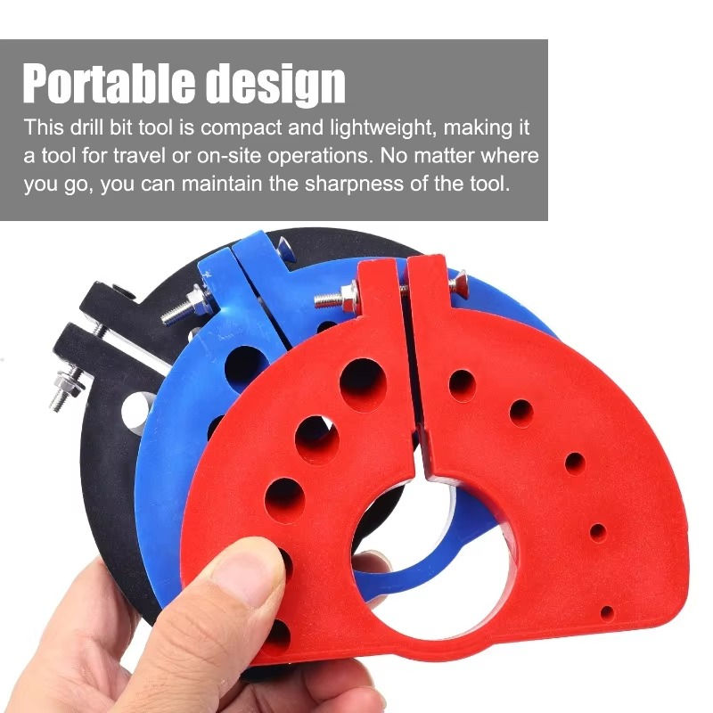 Thumbnail: Drill Sharpener Multipurpose Grinding Polishing Tool for Various Types Drills El