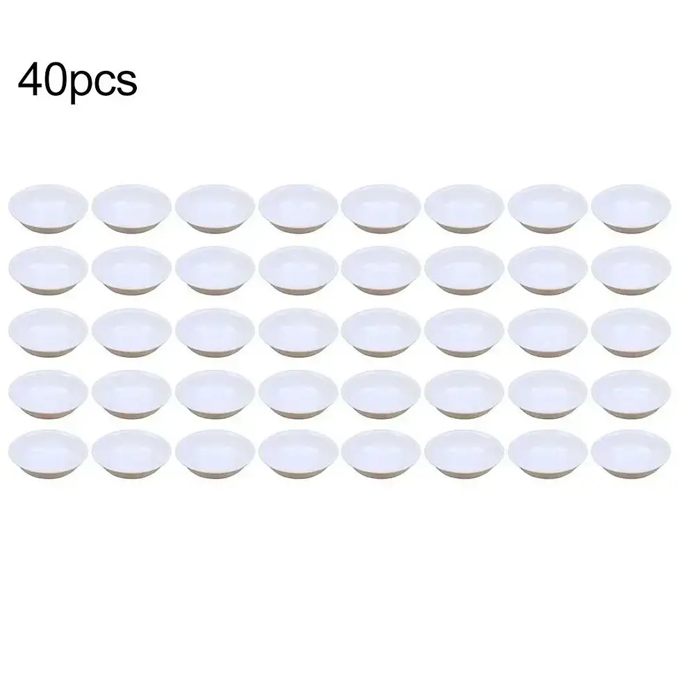 Thumbnail: Soy Sauce Dishes Set of 40 Serving Small Bowl Mini Appetizer Plates Small Plasti