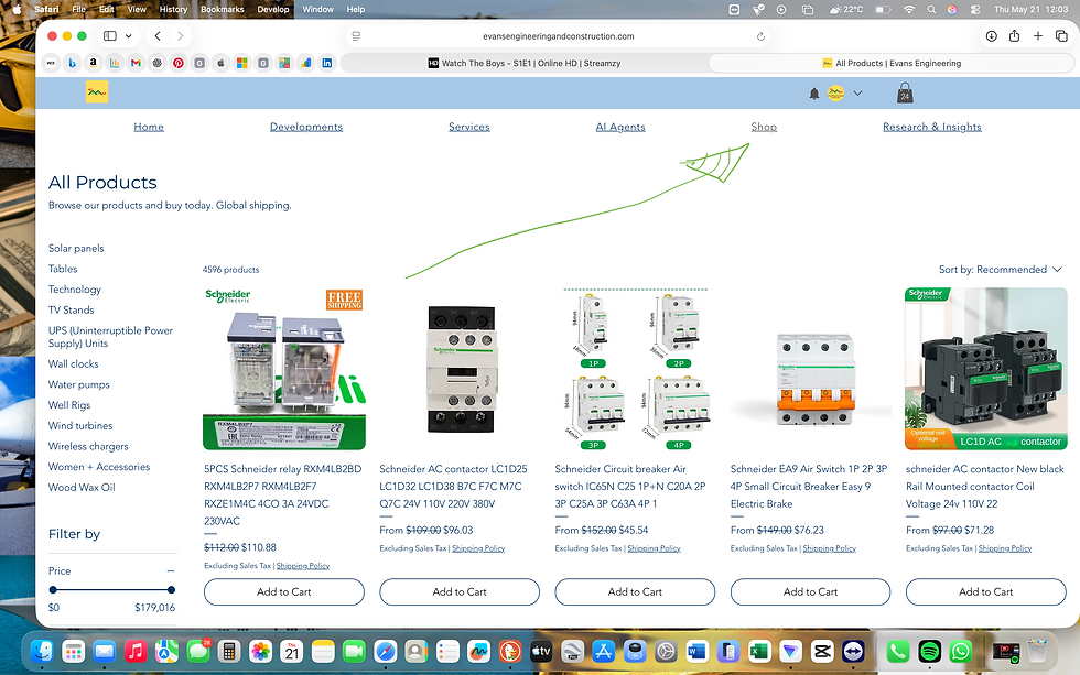 website store