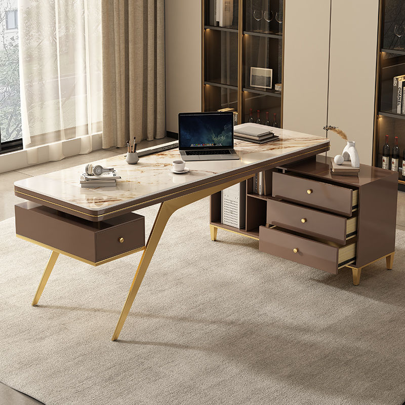 Thumbnail: Modern European Floor Desk Elegant Large Sedentary Office Table Ideal Gaming Wor