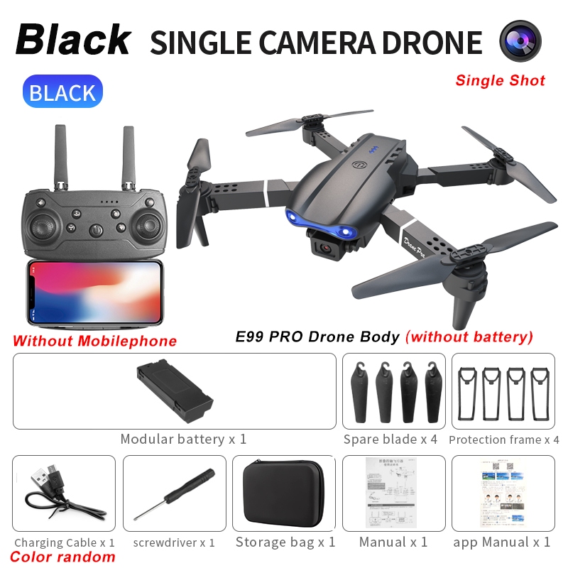Thumbnail: 2024 E99Pro RC Drone 4K Professinal With 1080P Wide Angle HD Camera Foldable Hel