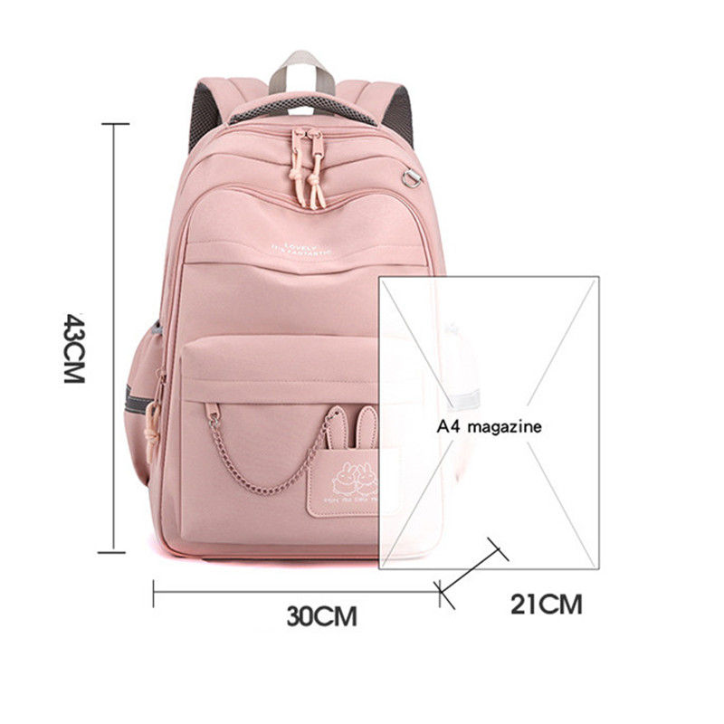 Thumbnail: girls school bag for kids purple school backpack for girls children pink bookbag