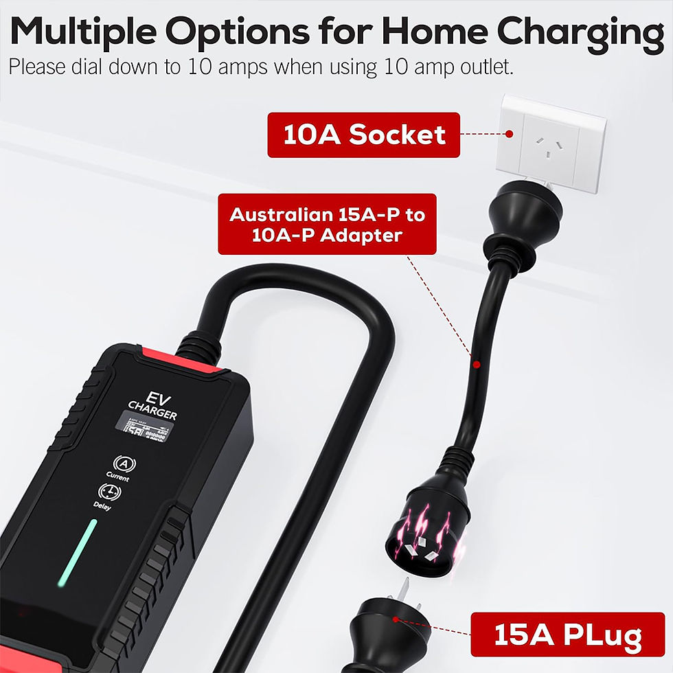 Thumbnail: 15a To 10a Charging Adapter Adapter 20CM Portable Ev Charger Accessory For Elect