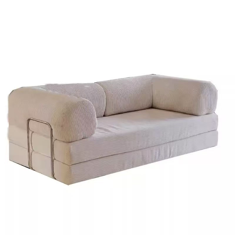 Thumbnail: Vacuum compression sofa, modern retro corduroy fabric living room, small apartme