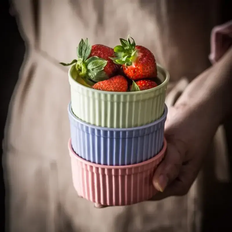 Thumbnail: New Small Ceramic Cooking Pots with Lid Home Used Steamed Egg Stew Soup Pot Chea