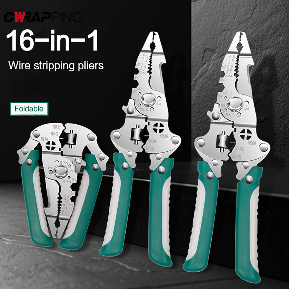 Thumbnail: Crimping Pliers 16 in 1 Multitool Hand Tool Electrician Tools Terminal Pressing