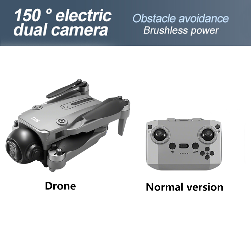 Thumbnail: New D18 Drone 8K Aerial HD Dual Camera Photography Intelligent Obstacle Avo