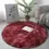 Thumbnail: 40/60CM Circle Round Shaggy Rug Soft Non-slip Area Rugs Living Room Bedroom Carp