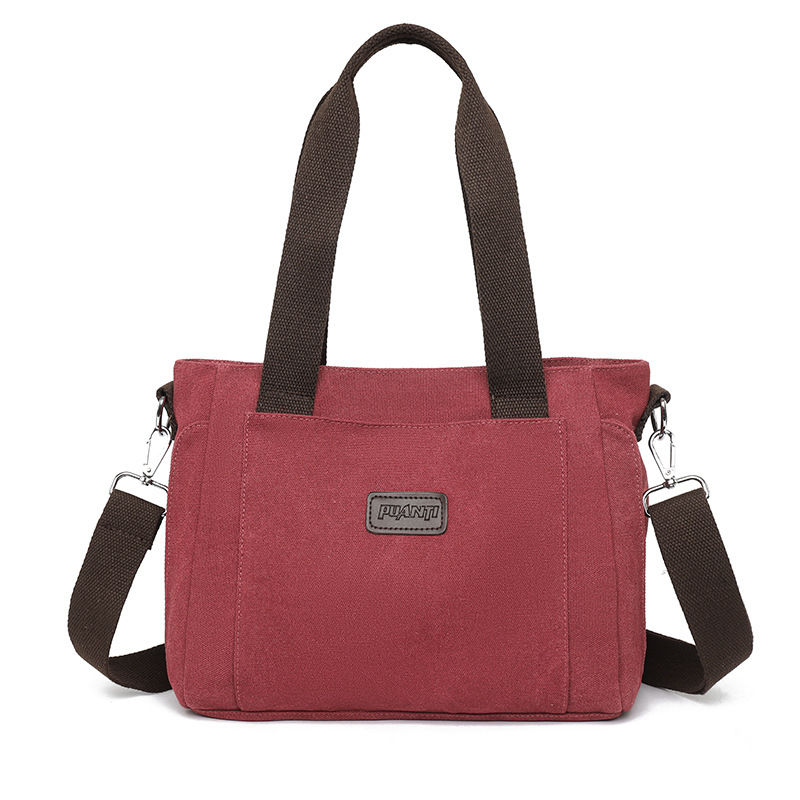 Thumbnail: Women Handbags Ladies Canvas Shopping Tote Bag Clutch Female Crossbody Bags