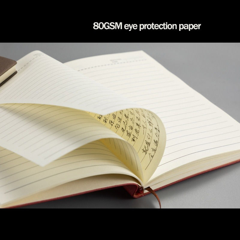 Thumbnail: New A5/A6 Notebook Business Sheepin Notepad Lined Daily Office Notebook Journal