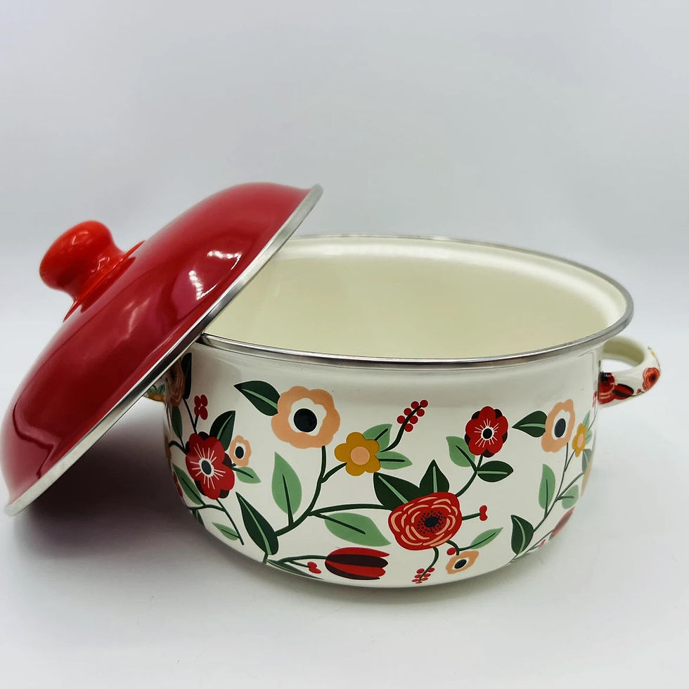 Thumbnail: Enamel Thickened Stew Pot Household Kitchen Cookware Cooking Noodles Hot Milk Ba
