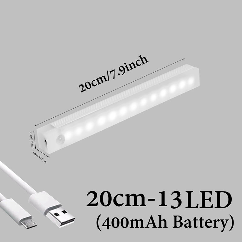 Thumbnail: Motion Sensor Wireless LED Night Lights Bedroom Decor Light Detector Wall Emerge