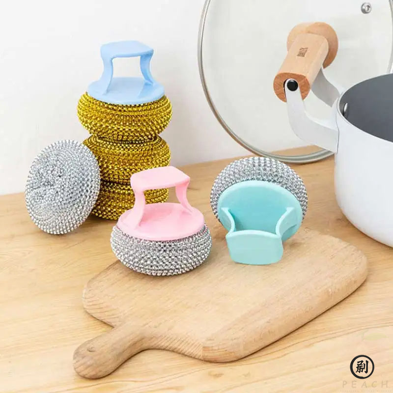 Thumbnail: Cleaning Ball Brush Removable Cleaning Brush Pots and Pans Brush Kitchen Cleanin