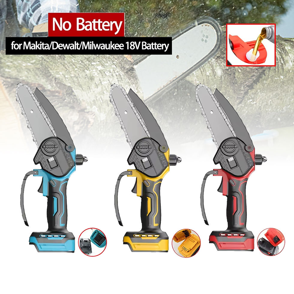 Thumbnail: Electric Chain Saw Handheld Portable Chainsaw Tree 6IN Wood Cutter Pruning Garde