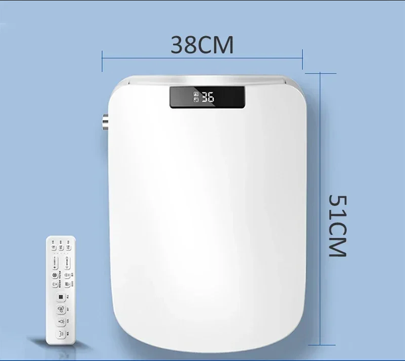 Thumbnail: 51CM Square smart toilet seat cover electronic bidet  bowls  heating clean dry i