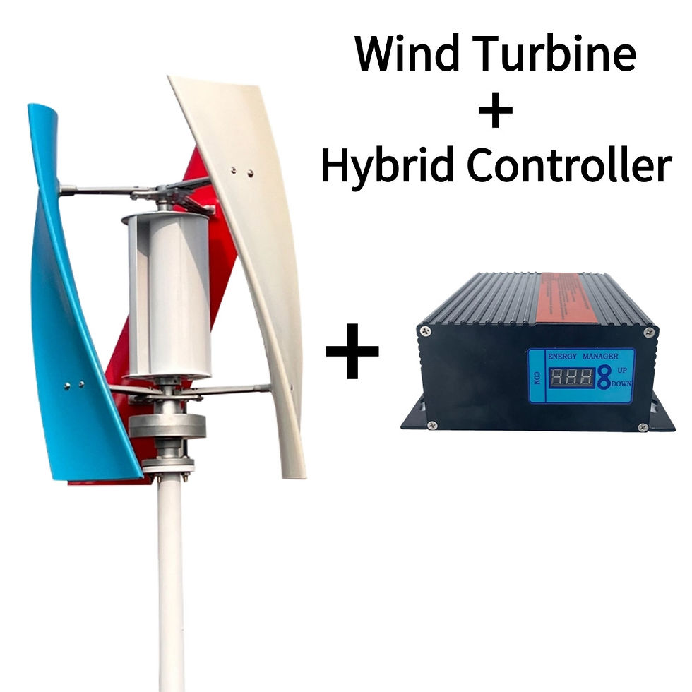Thumbnail: Factory 10000W 12V 24V 48V Vertical Wind Power Turbine Generator Low Noise Windm