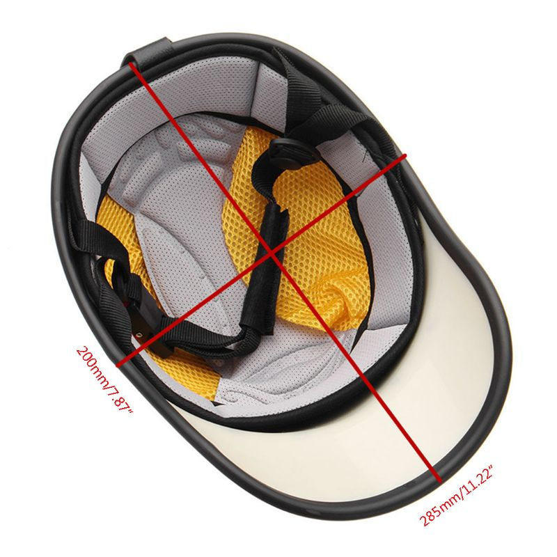 Thumbnail: Motorcycle Helmet Bike Bicycle Baseball Cap Half Helmet Scooter MTB Cycling Safe