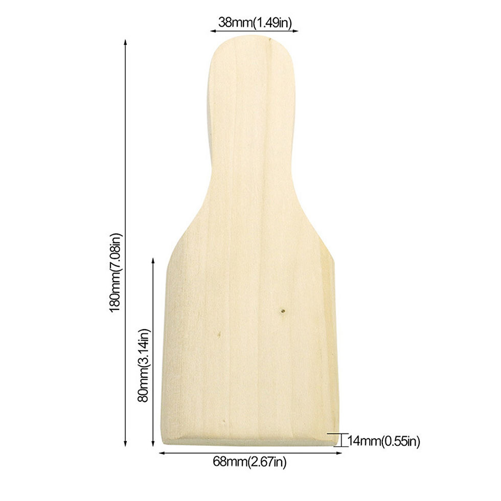 Thumbnail: Clay Tool Curved Borad Clay Handmade Racket Wood Stick Wooden Hammer Pottery Mak
