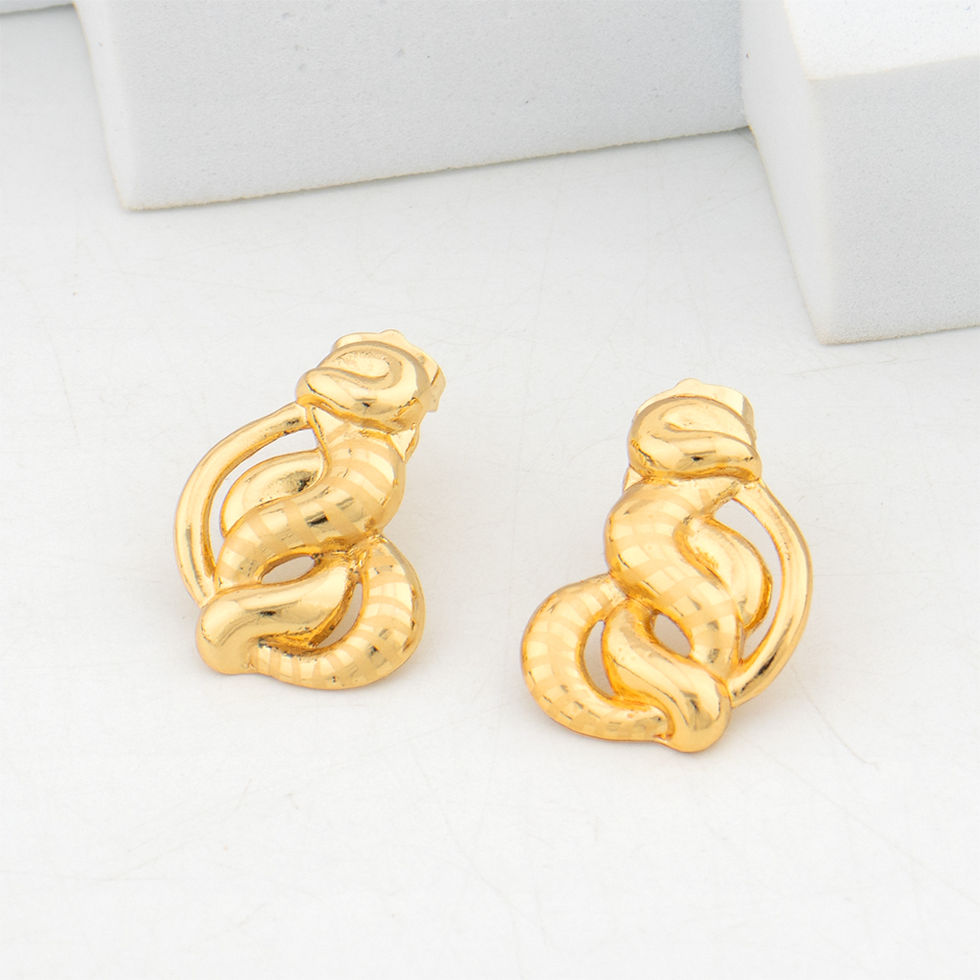 Thumbnail: Exquisite Fashion Jewelry Set for Women Arab Gold Color Luxury Necklace Earrings