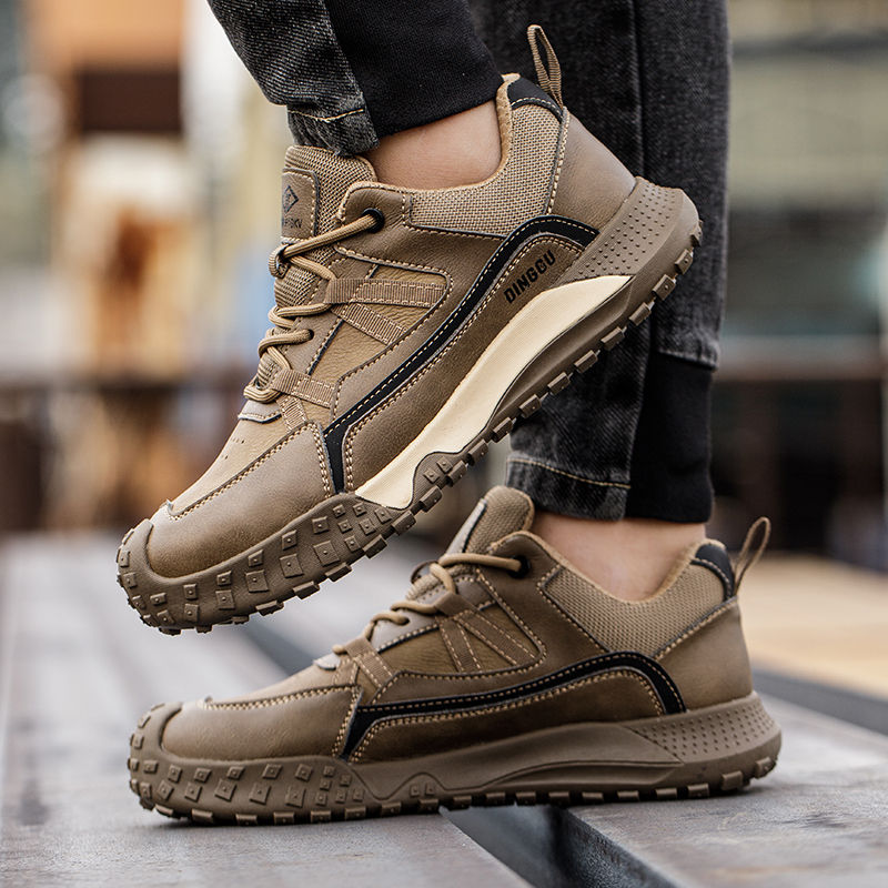 Thumbnail: Men Safety Boots Indestructible Shoes Sneakers Steel Toe Protective Boots Anti-s