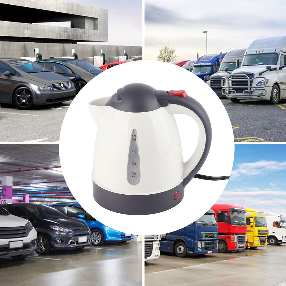 Thumbnail: Portable 1000ml 24V Travel Car Truck Kettle Water Heater Bottle For Tea Coffee M