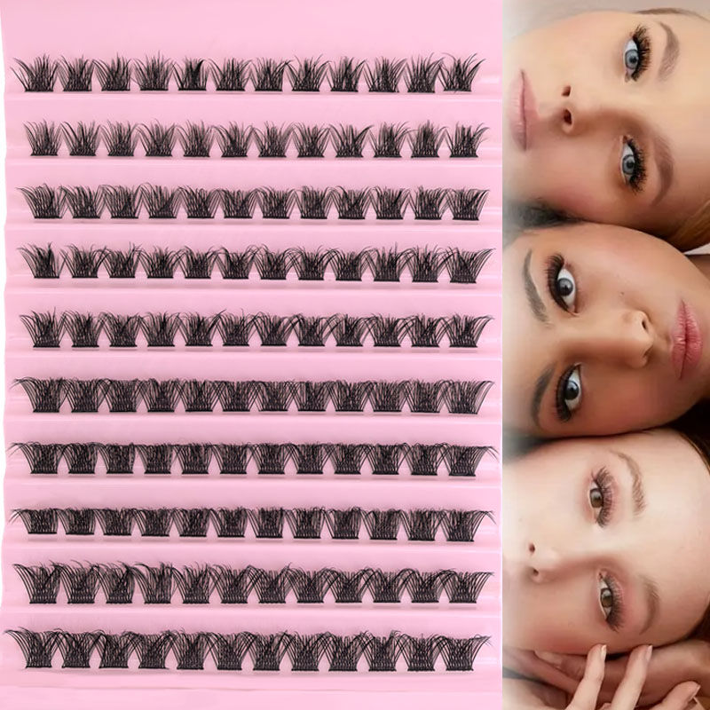 Thumbnail: 😇 DIY Eyelash Extension Kit Individual Lashes Cluster Mix Lash Clusters