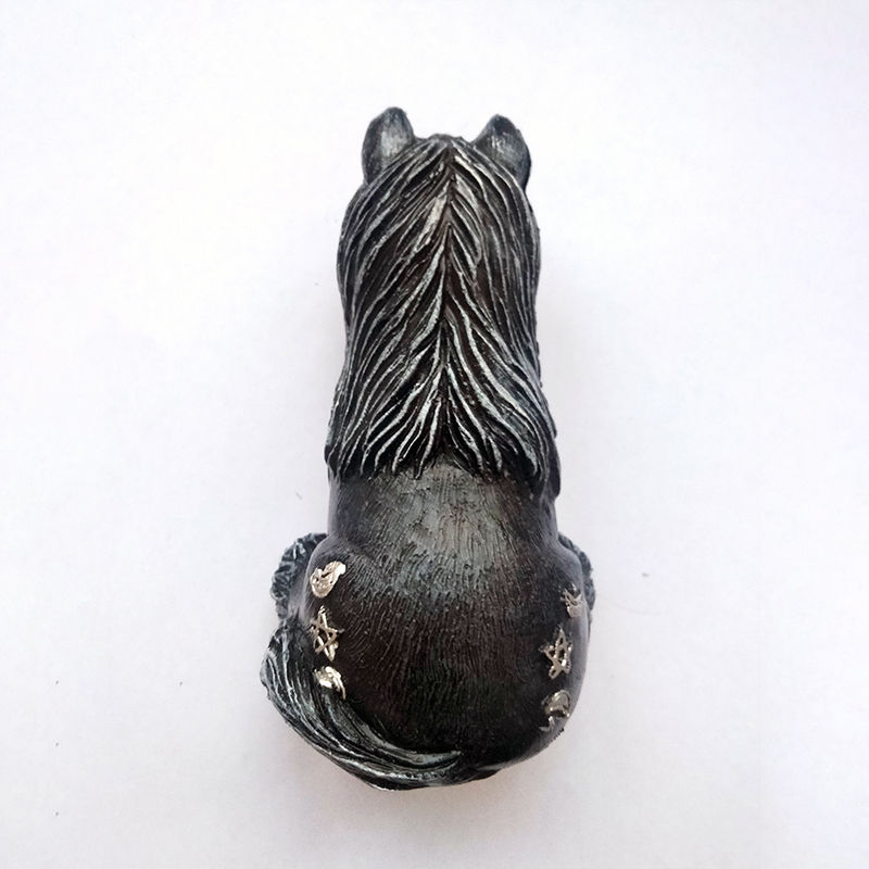 Thumbnail: black unicorn decoration home decor creative household new   gift craft ornament