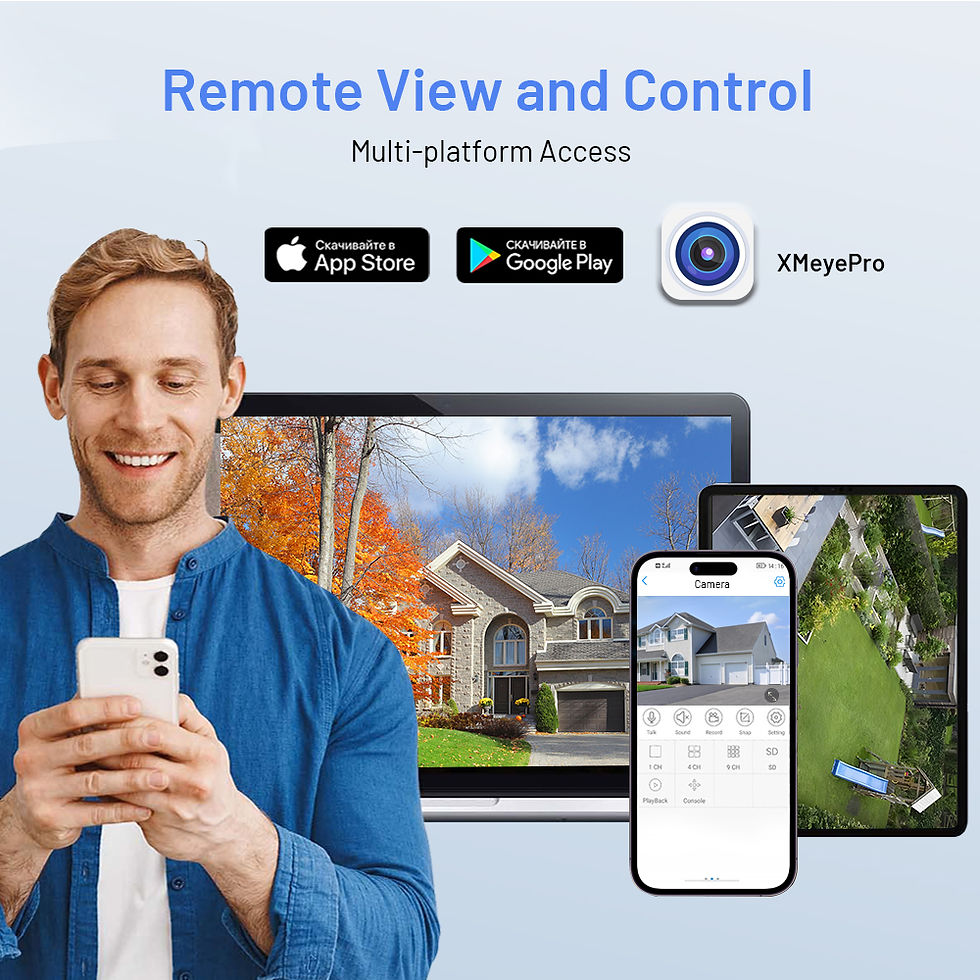 Thumbnail: CCTV 4CH Mini AHD 1080N DVR 5V 1.5A 1080P 2MP TVI CVI AHD CVBS IP 5IN1 Hybrid Vi