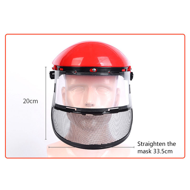 Thumbnail: Safety Head-Mounted PVC Protective Mask Anti Splashing Grass Anti Dust Mask For