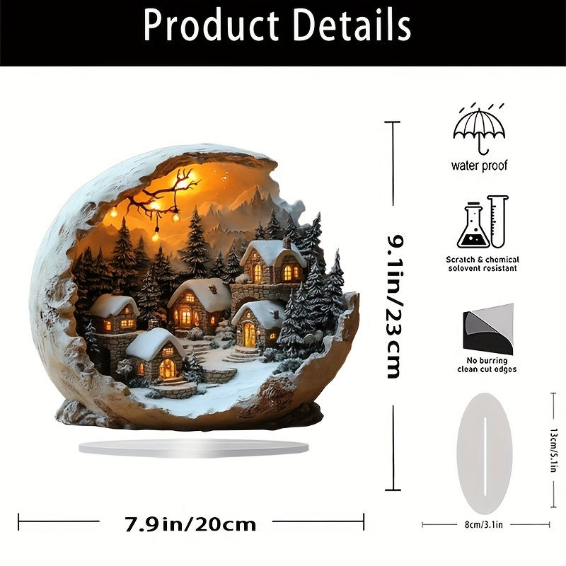 Thumbnail: 1 pcs Christmas holiday decoration, bohemian style, multifunctional desktop deco
