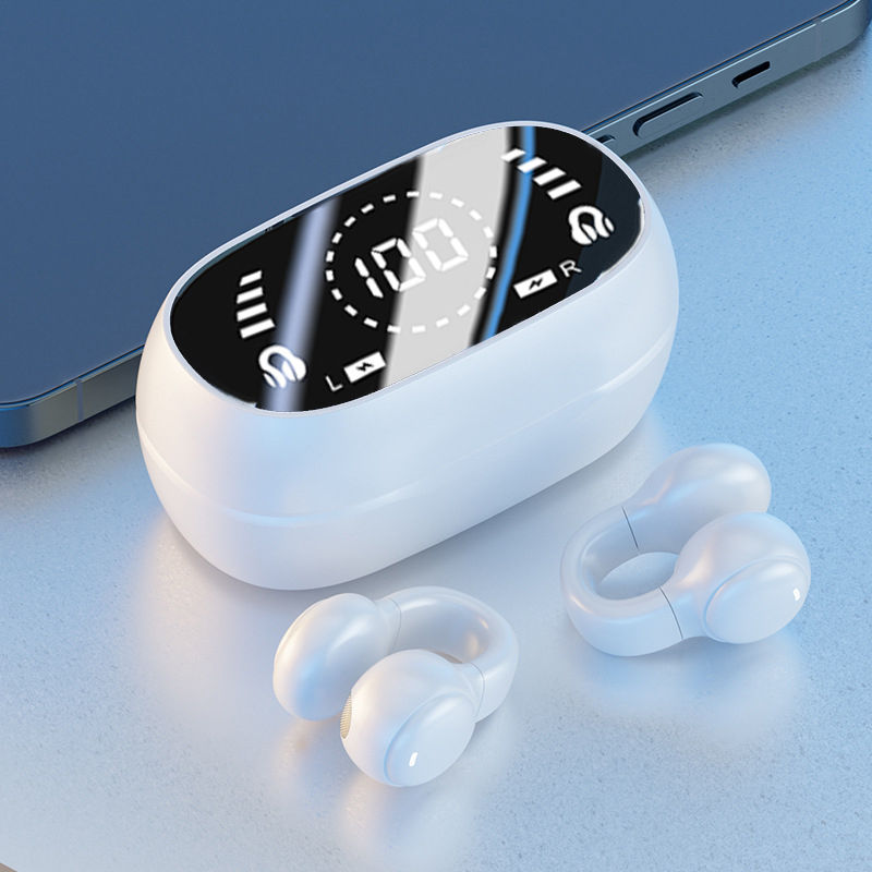 Thumbnail: Wireless Headphones Bluetooth Headset With Mic Handsfree Noise Canceling Earpho