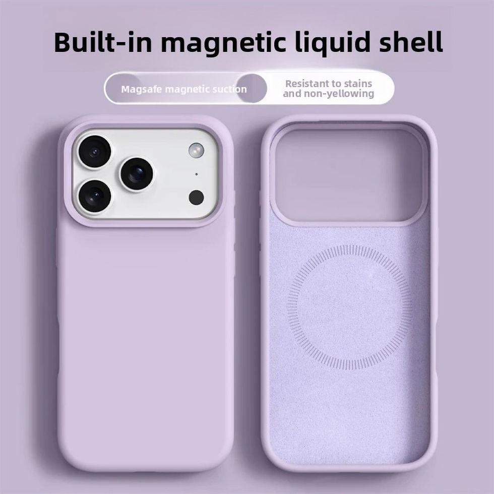 Thumbnail: Original Magnetic Phone Case For iPhone 17 16 Pro Max Liquid Silicone Cases For