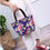 Thumbnail: Women's Handbag Rose Print Fashion Casual Canvas Bag For Ladies Spring and Autum