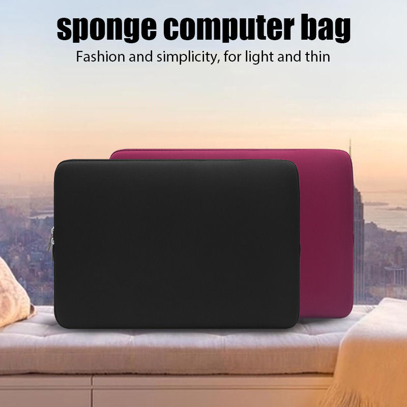 Thumbnail: Portable Laptop Bags 6-15.6Inch Laptop Sleeve Bag Soft Notebook Case for Macbook