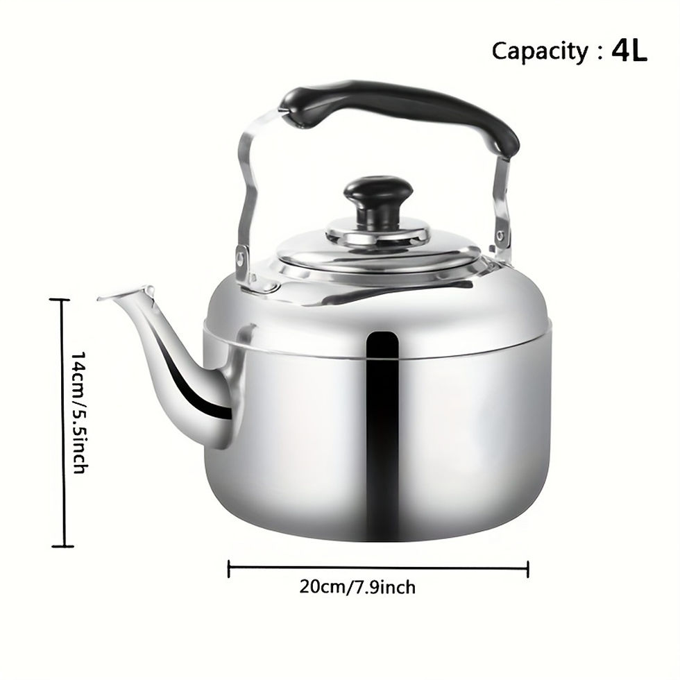 Thumbnail: 1 kettle, 5L stainless steel top teapot, fast boiling teapot, mirror polished ho
