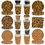 Thumbnail: Jungle Animal Print Party Paper Plates Tiger Giraffe Leopard Disposable Plate Ki
