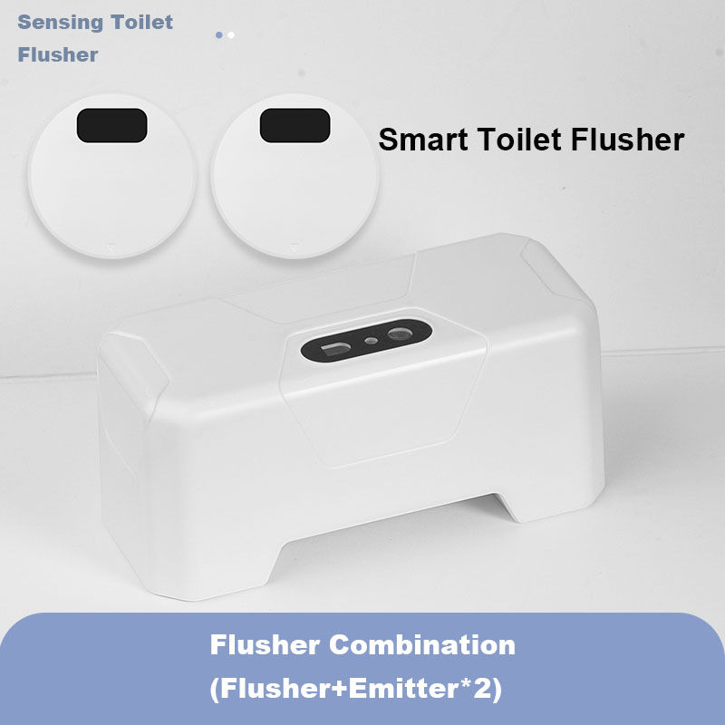 Thumbnail: Toilet Smart Sensor Flush Touch-Free Infrared Sensor Button Flush Toilet Automat