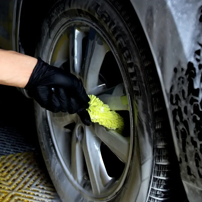 Thumbnail: 1pcs Effortlessly Clean Your Car Wheels with this Tire Rim Cleaning Tool