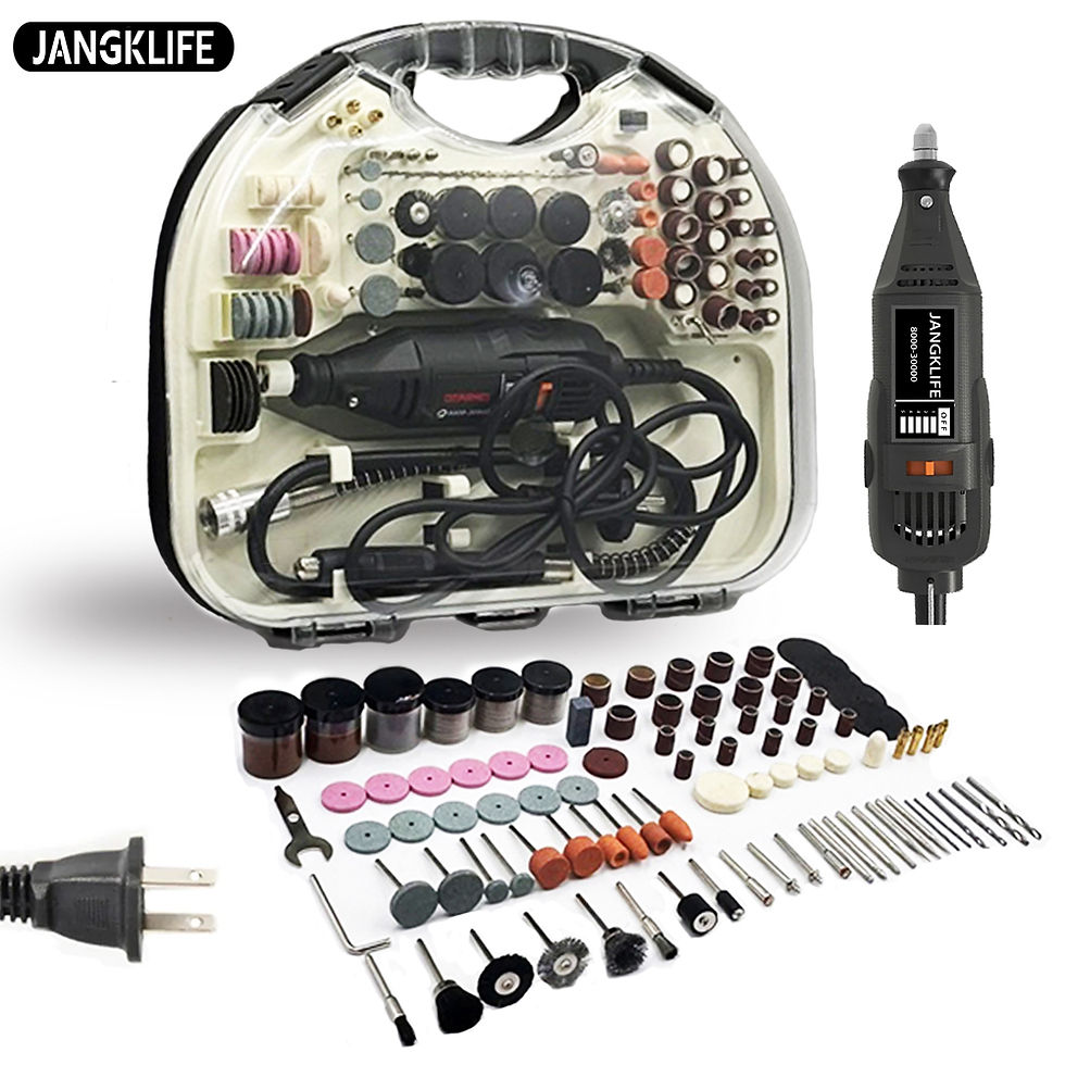 Thumbnail: JANGKLIFE 110V 220V Power Tools Electric Mini Drill Die Grinder Engraver Polishe