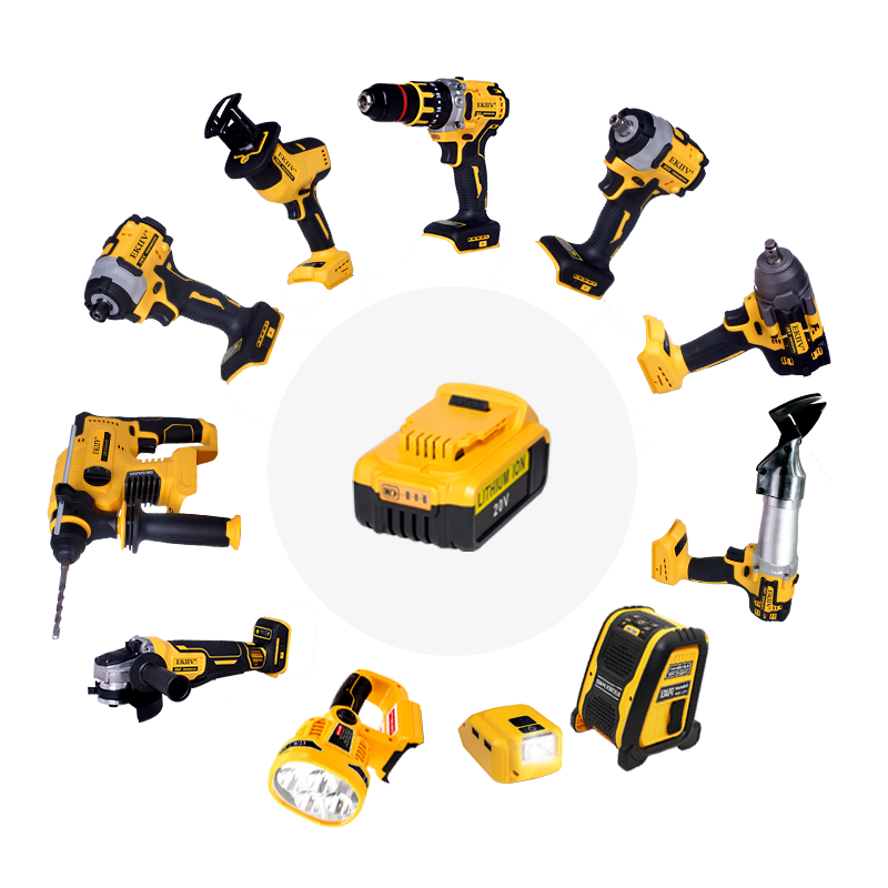 Thumbnail: Combo Power Tools Tools Set Electric Hammer Drill Angle Grinder Brushless Cordle