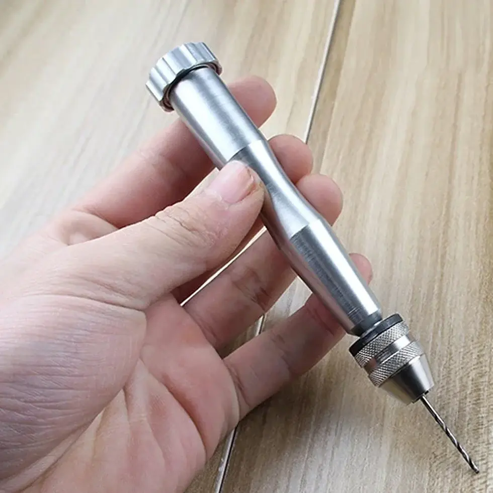 Thumbnail: Power tools Mini Hand Drill Set Supplies Twisted Workshop Pin Portable Repair Si
