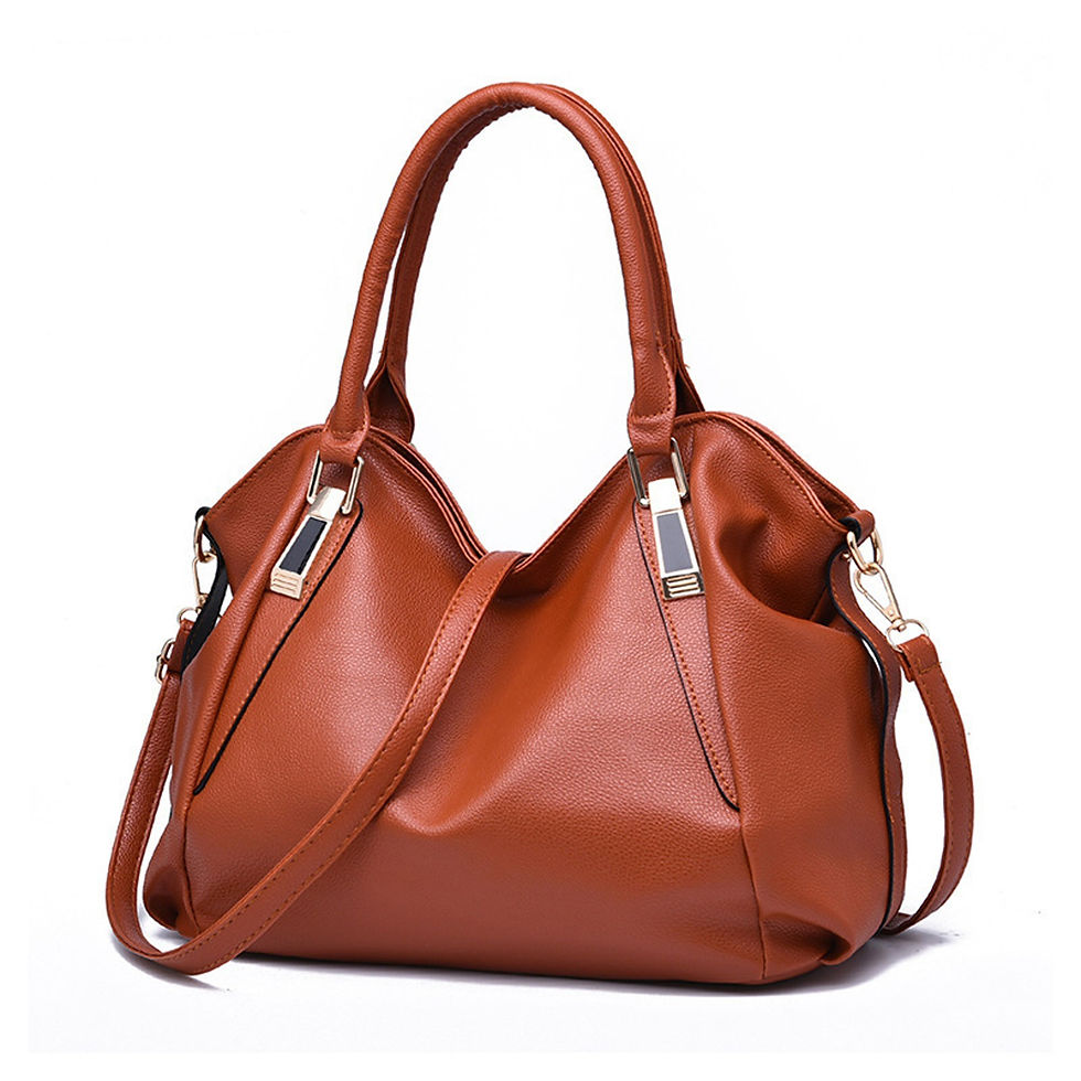 Thumbnail: Women'S Fashion Soft Leather Handbag Large Capacity Women'S Bag One Shoulder Cro